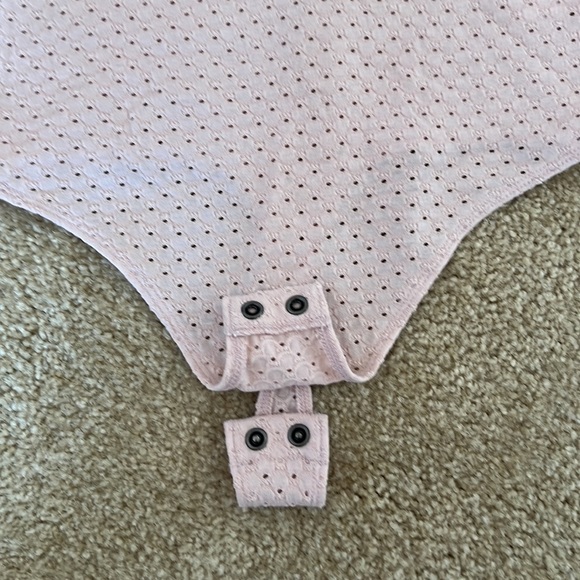 Pink bodysuit from Express, size small. Worn once. - Picture 4 of 4